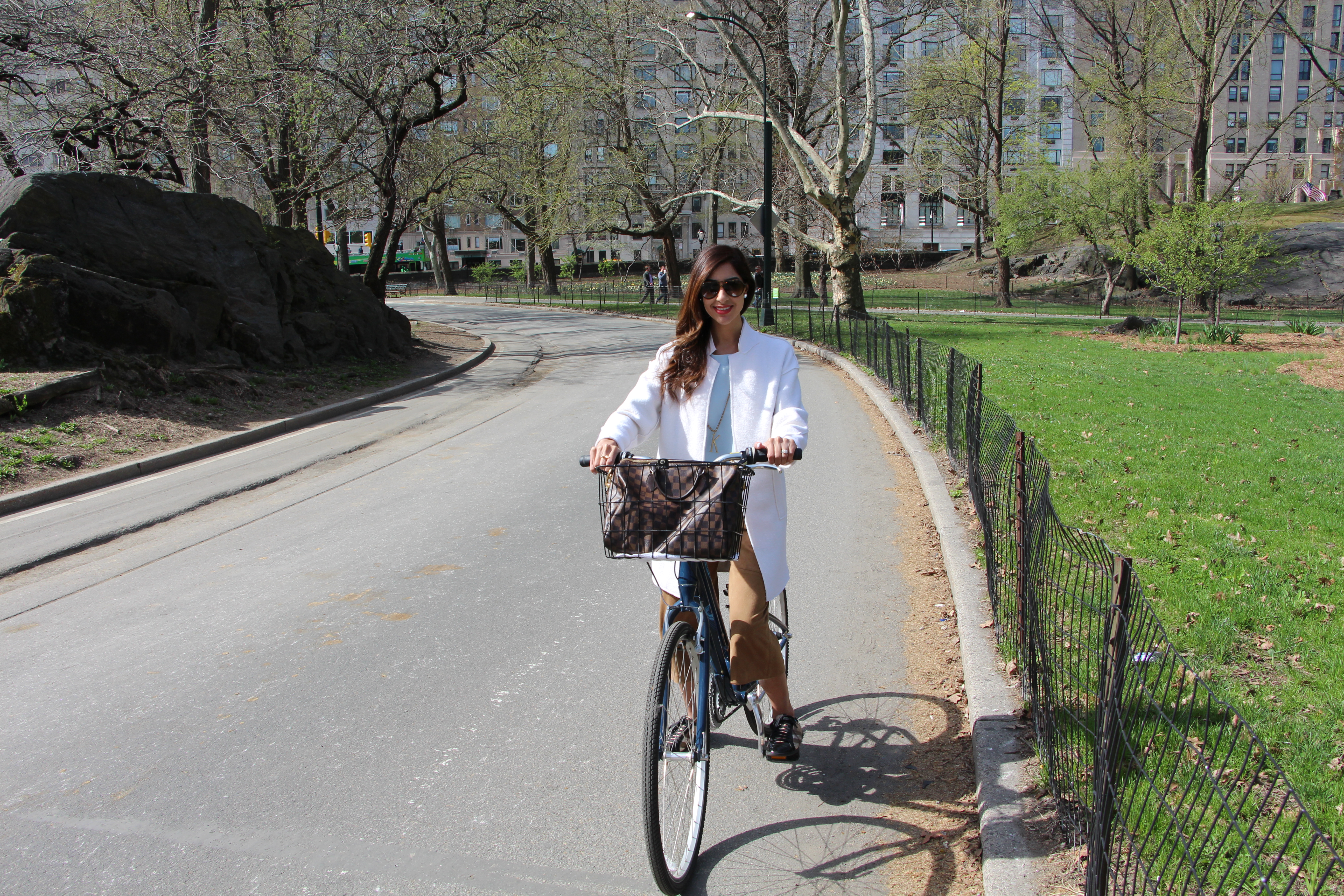 riding bikes in central park