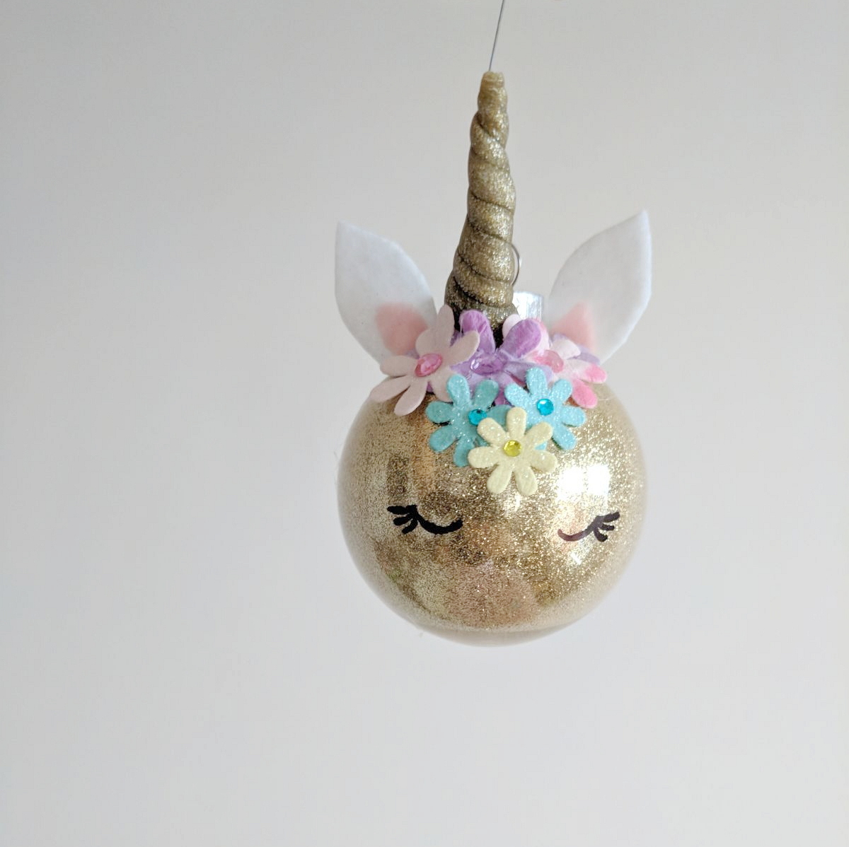 unicorn fairy ornament