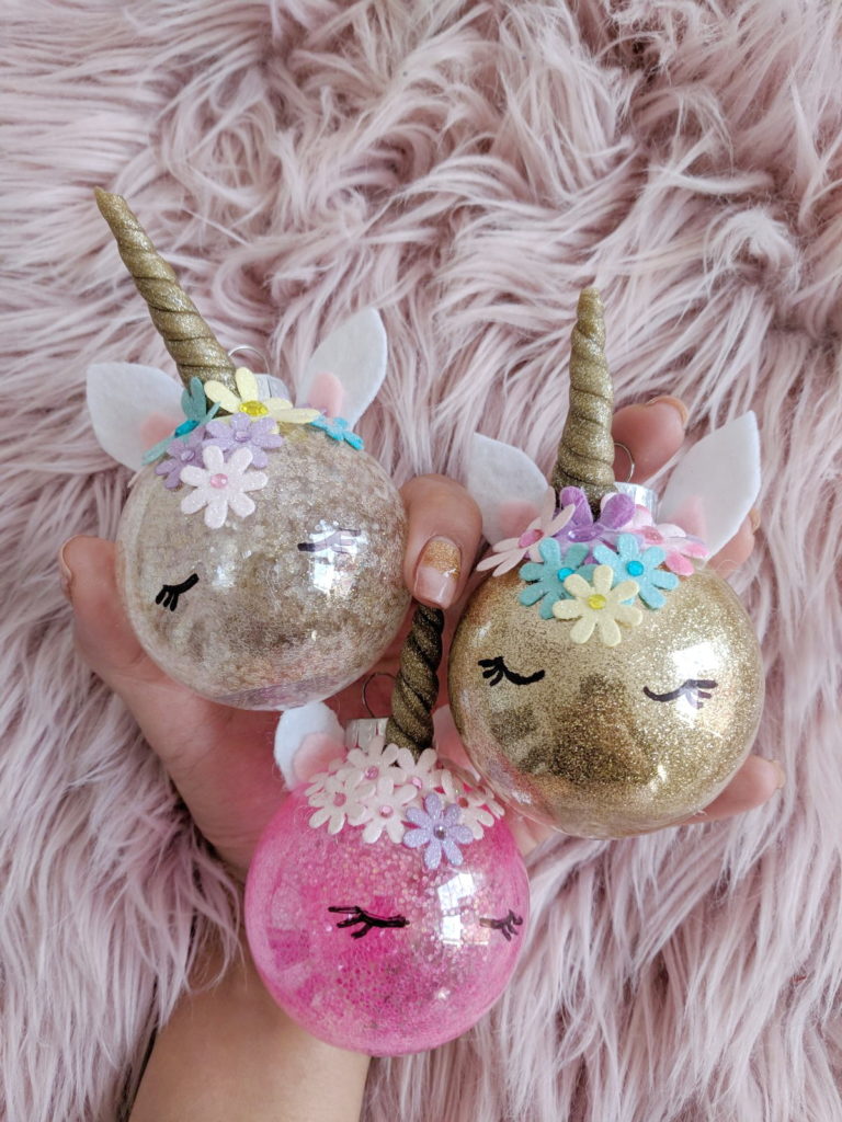 DIY Unicorn Ornaments KIKI KHOSLA