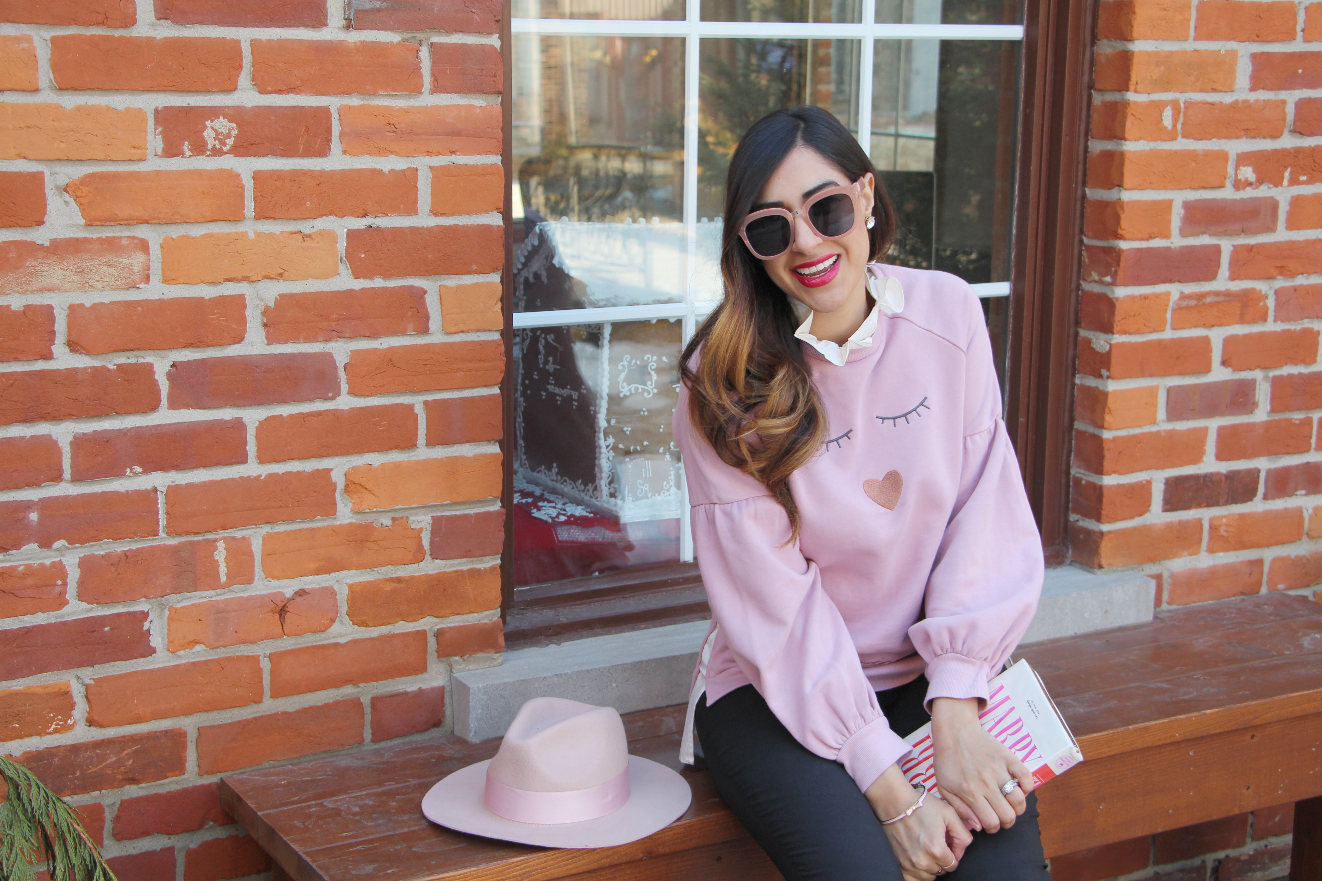 ted baker pink sweatshirt