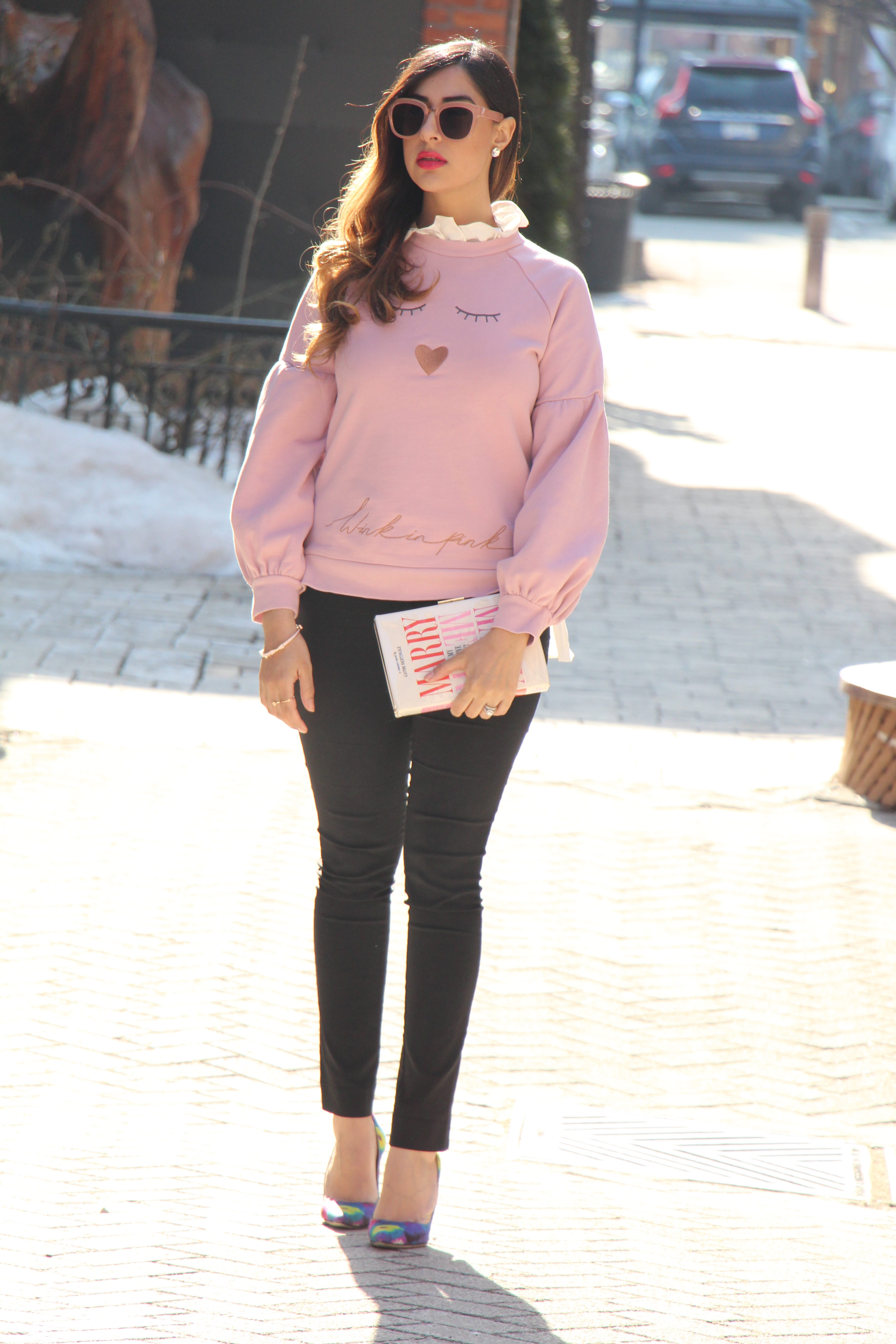 ted baker pink sweatshirt